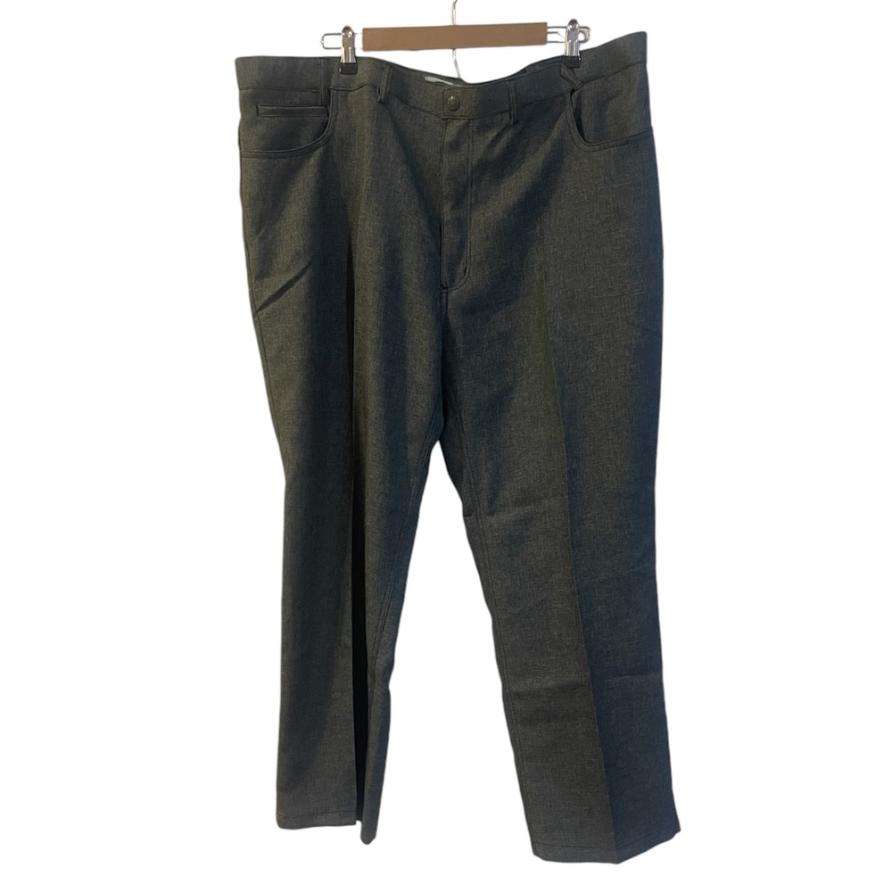 Haband's Fit Forever Mens Big and Tall Dress Pants Adjustable Waist Size 44